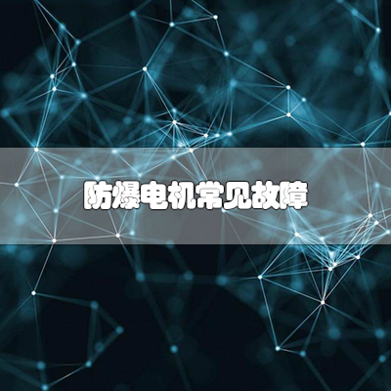 防爆電機(jī)常見故障