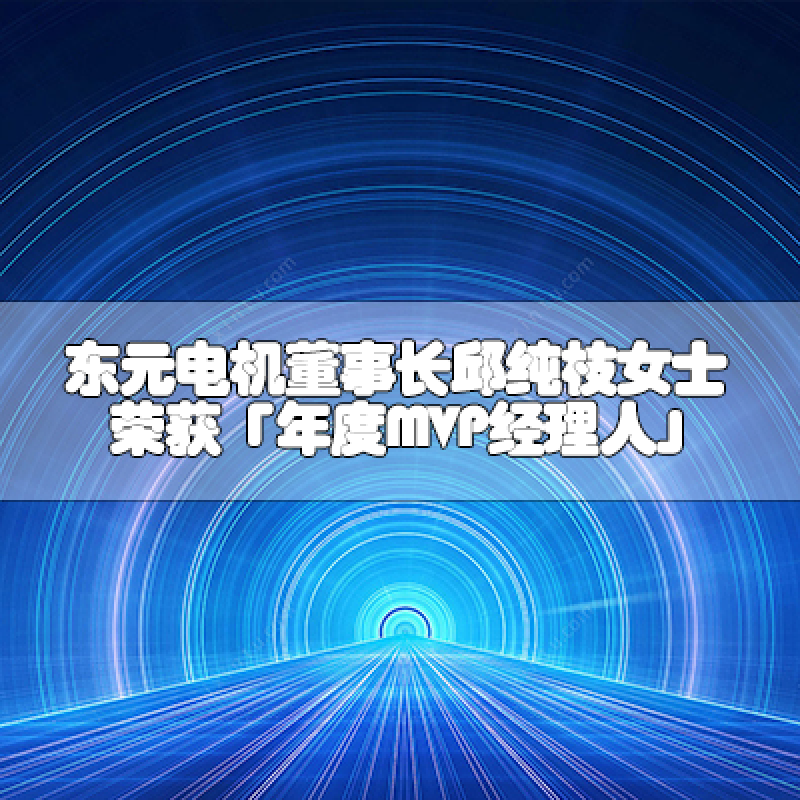 東元電機董事長邱純枝女士 榮獲「年度MVP經理人」